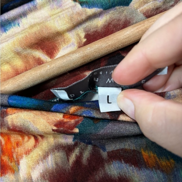 Bryn Walker Gabo Green Floral Scoop Neckline Tunic NWOT - Picture 8 of 9